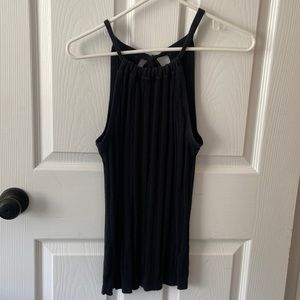 Black old navy high neck tie top